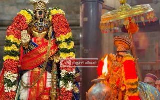 ஸ்ரீரங்கம் நம்பெருமாள் பங்குனித் திருவிழா: இரண்டாம் திருநாள் மாலை சிறப்பு திருவந்திகாப்பு!