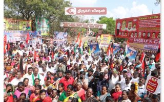 “கேஸ் தட்டுப்பாடு: பொன்மலையில் ஆர்ப்பாட்டம் – அமைச்சர் அன்பில் மகேஸ் பங்கேற்பு”