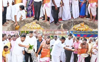 எஸ்.கண்ணனூரில் ₹2.27 கோடியில் வணிக வளாகம் கட்டும் பணி – அமைச்சர் கே.என்.நேரு அடிக்கல்