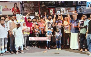 திருச்சியில் அமெரிக்கா-இஸ்ரேலை கண்டித்து தமுமுக மெழுகுவர்த்தி அமைதி ஆர்ப்பாட்டம்