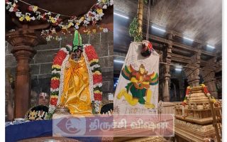 ஸ்ரீரங்கம் அரங்கநாதர் கோவிலில் பங்குனி தேர் கொடியேற்றம் – திரளான பக்தர்கள் பங்கேற்பு
