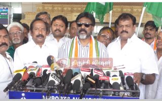 திருச்சிக்கு நான்கு எம்பி, ஐந்து எம்பி இருப்பதாக விமர்சனம் செய்கிறார்கள் –  எம்.பி வேட்பாளர் கிறிஸ்டோபர் திலக் பேட்டி