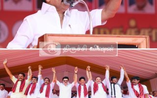 “பா.ஜ.கவின் டப்பா என்ஜின் முன் திராவிட மாடல் சூப்பர் என்ஜின்”-ஒரு போதும் தலைகுனியாது – திருச்சியில் முதல்வர் பிரச்சாரம்