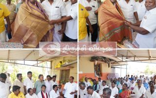 தேர்தல் பரப்புரை தீவிரம்-லால்குடி கழக நிர்வாகிகளை சந்தித்து ஆலோசனை நடத்திய பாரி வள்ளல்