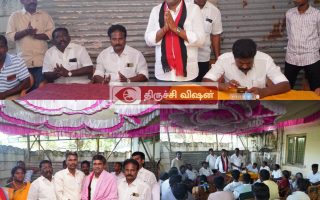 லால்குடி: விசிக நிர்வாகிகளிடம் உதயசூரியன் சின்னத்திற்கு வாக்கு சேகரித்த வேட்பாளர் பாரிவள்ளல்!