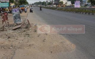 பால்பண்ணை–துவாக்குடி சர்வீஸ் ரோடு-16 ஆண்டுகள் புறக்கணிப்பு – தேர்தல் புறக்கணிக்க மக்கள் முடிவு