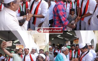 திருவெறும்பூர்: பள்ளிவாசலில் இஸ்லாமிய மக்களிடம் அன்பில் மகேஷ் வாக்கு சேகரிப்பு!