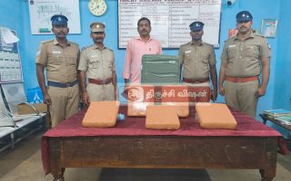 திருச்சி ரயில் நிலையத்தில் 10 கிலோ கஞ்சா பறிமுதல்: சட்டமன்றத் தேர்தலை முன்னிட்டு அதிரடி சோதனை!