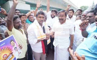 அமைதியான சேவை-உறுதியான பயணம்- திமுக வேட்பாளர் பாரிவள்ளல்