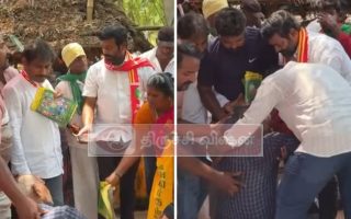 அடிப்படை வசதிகள் இன்றி அவதிப்படும் பொன்மலை சந்தை – தீர்வு தருவோம் என ஜல்லிக்கட்டு ராஜேஷ் வாக்குறுதி