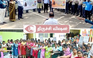 திருச்சியில் 100% வாக்குப்பதிவை இலக்காகக் கொண்டு SVEEP விழிப்புணர்வு நிகழ்ச்சிகள் தீவிரம்