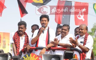 கருத்துக்கணிப்புகள் அளித்துள்ள தோல்வி பயத்தால் முதலமைச்சர் மற்றும் துணை முதலமைச்சரை வசைபாடுகிறார் எடப்பாடி பழனிசாமி – அன்பில் மகேஷ்