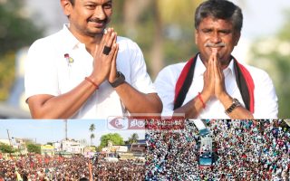 அதிமுக வேட்பாளர் லாட்டரி விற்பவர் -5ஆயிரம் கோடி சொத்து ஏகப்பட்ட வழக்கு -திருச்சி லால்குடியில் துணை முதல்வர் உதயநிதி பிரச்சாரம்