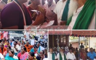 சமத்துவபுர வீடுகள் ஒதுக்கீட்டில் முறைகேடு-மங்கம்பட்டியில் சாலை மறியல், தேர்தல் புறக்கணிப்பு போராட்டம்