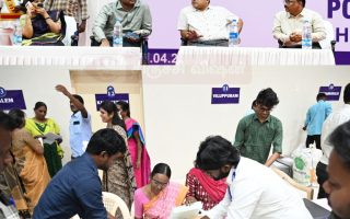 திருச்சியில் தபால் வாக்குச் சீட்டுகள் மாபெரும் ஆய்வு-38 மாவட்டங்களில் இருந்து 1.22 லட்சம் வாக்குகள் ஒருங்கிணைப்பு