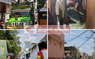 செந்தணிர்புரம் பகுதியில் ஜல்லிக்கட்டு ராஜேஷ்  வாக்கு சேகரிப்பு