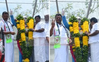 அம்பேத்கர் பிறந்த நாளில் மரியாதை செலுத்திய அதிமுக வேட்பாளர் G.ராஜசேகரன்