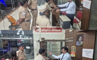 திருச்சி தங்கும் விடுதிகளில் போலீசார் அதிரடி சோதனை