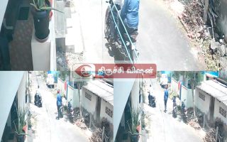 பட்டப்பகலில் வீட்டின் முன் நிறுத்தியிருந்த பைக் திருட்டு – சிசிடிவி காட்சிகள் வெளியீடு!