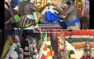 திருச்சி மலைக்கோட்டை தாயுமானவர்சுவாமி மட்டுவார்குழலி அம்பாள் திருக்கல்யாணம் – ஆயிரக்கணக்கான பக்தர்கள் தரிசனம்.