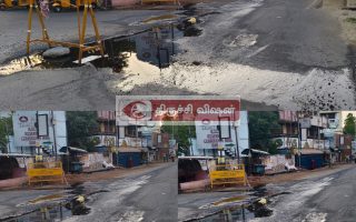 திருச்சி மத்திய பேருந்து நிலையம் அருகே பெரிய பள்ளம் சரி செய்வது எப்போது? வாகன ஓட்டிகள் கேள்வி