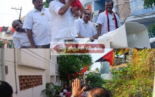 திருவிழாவாக மாறிய தேர்தல் பிரச்சாரம்- கிராப்பட்டி பகுதியில் அமைச்சர் கே.என்.நேரு தீவிர வாக்கு சேகரிப்பு