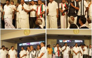 லால்குடியில் மதசார்பற்ற முற்போக்கு கூட்டணி செயல்வீரர்கள் கூட்டம்- கே.என். நேரு தலைமையில் தீவிர ஆலோசனை