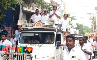 கே.என்.நேரு வெற்றிக்கு நன்றி தெரிவிப்பு