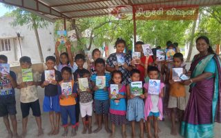 திருச்சியில் நரிக்குறவர் குழந்தைகளுக்கு பள்ளி நூலகம் குழந்தைகளை தேடி திட்டம்