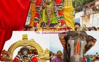 ஸ்ரீரங்கம் காவிரிஆற்றில் நம்பெருமாள் கஜேந்திர மோட்சம் வழங்கும் வைபவம் – ஆயிரக்கணக்கான பக்தர்கள் தரிசனம்