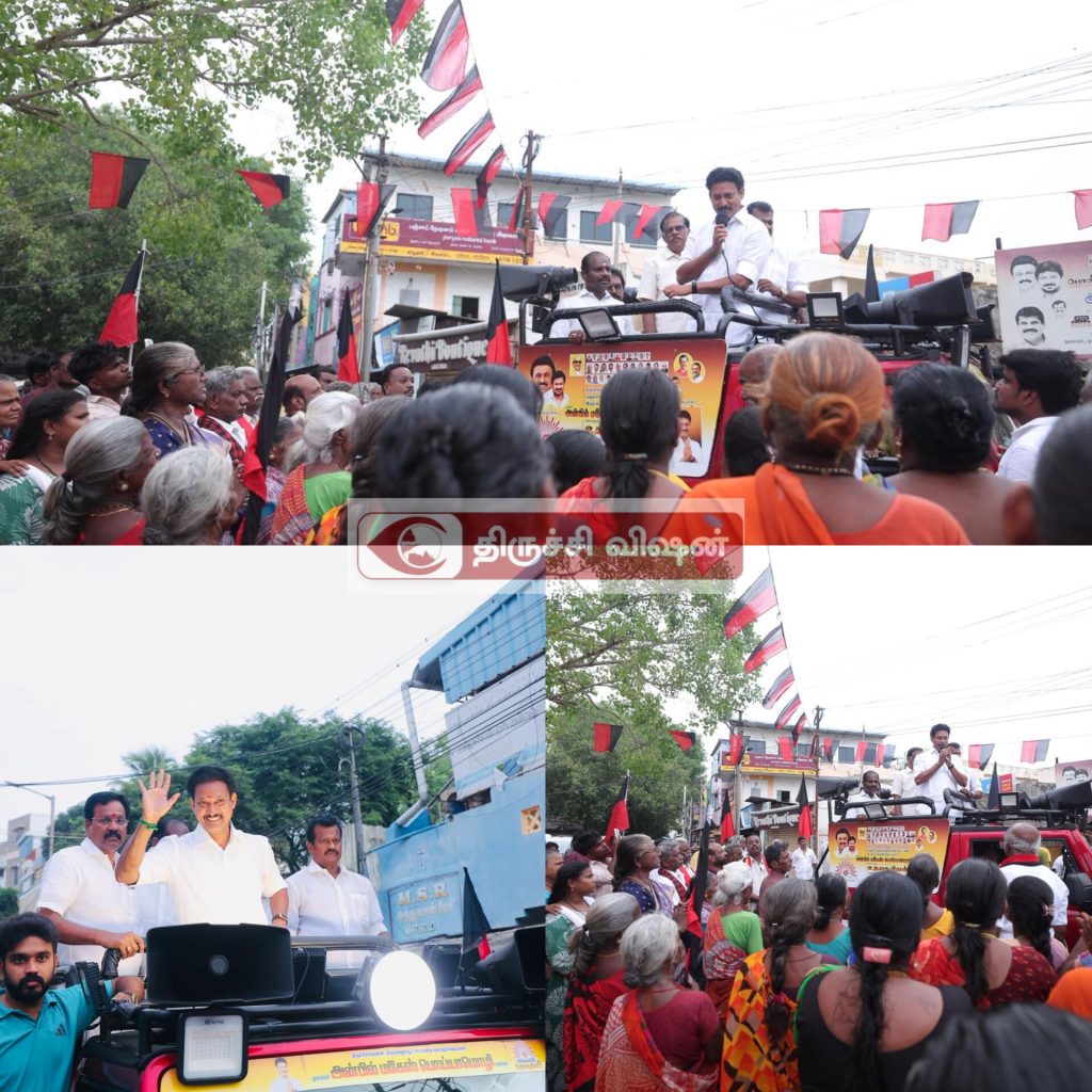 வாக்காளர்களுக்கு அன்பில் மகேஸ் பொய்யாமொழி நன்றி அறிவிப்பு!