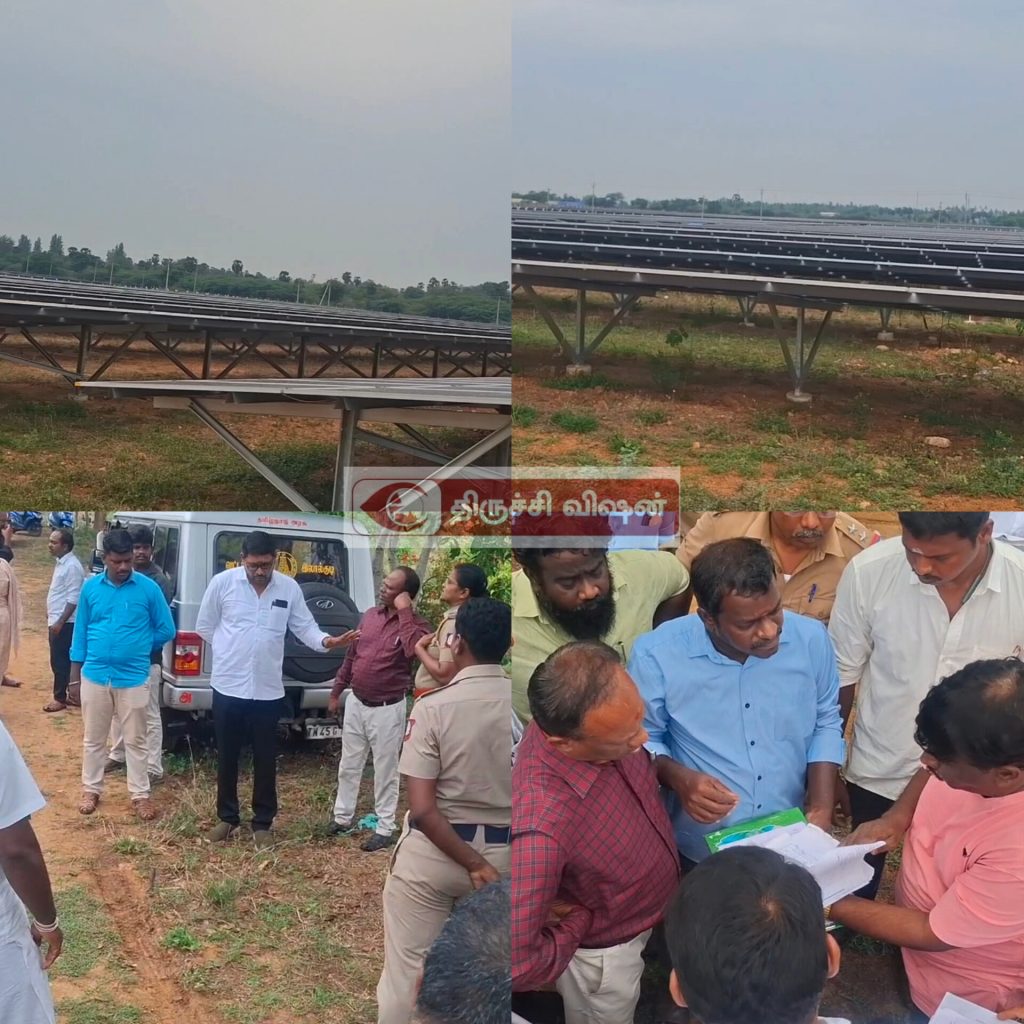 திருச்சியில் கோயில் இடிப்பு – குளங்கள் அழிப்பு – அரசு நிலம் ஆக்கிரமிப்பு.