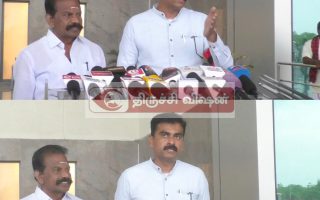 ரஜினி முதல்வர் விஜய் வெற்றியை சிறுமைப்படுத்த கூடாது -திருச்சி விமான நிலையத்தில் துரை வைகோ பேட்டி