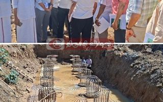 திருச்சி மாரிஸ், அரிஸ்டோ மேம்பால பணிகளை நேரில் ஆய்வு செய்த எம்.பி துரை வைகோ – விரைந்து முடிக்க அறிவுறுத்தல்