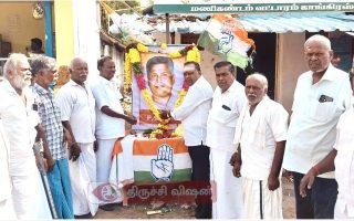 கக்கன் 118வது பிறந்த நாள் அல்லித்துறையில் காங்கிரஸ் அஞ்சலி