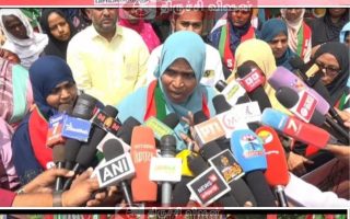 பாலியல் வன்கொடுமை திருச்சியில் எஸ்.டி.பி.ஐ ஆர்பாட்டம்
