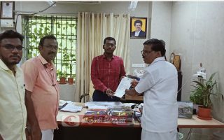 திருச்சி Sky Bar மூட கோரி CPI மனு