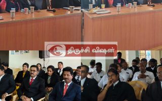 திருச்சி நீதிமன்றத்தில் வழக்கறிஞர்கள் குறை கேட்கும் கூட்டம்: 300-க்கும் மேற்பட்டோர் பங்கேற்பு!