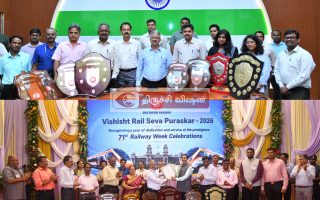மாரிஸ்,ஜங்சன் மேம்பாலங்கள் திறப்பு குறித்து  – திருச்சி ரயில்வே கோட்ட மேலாளர் பேட்டி