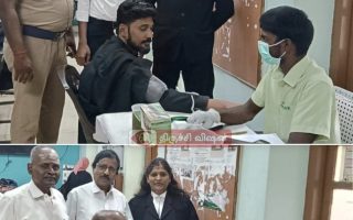 திருச்சி வழக்கறிஞர் சங்கத்தில் 19-வது மாத மருத்துவ முகாம்