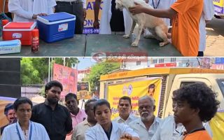 திருச்சியில் தெரு நாய்களுக்கு ரேபிஸ் பூஸ்டர் தடுப்பூசி பணி தொடக்கம்