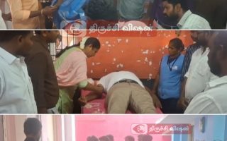 திருச்சி அனுமதியின்றி பள்ளியில் தவெக ரத்ததான முகாம்