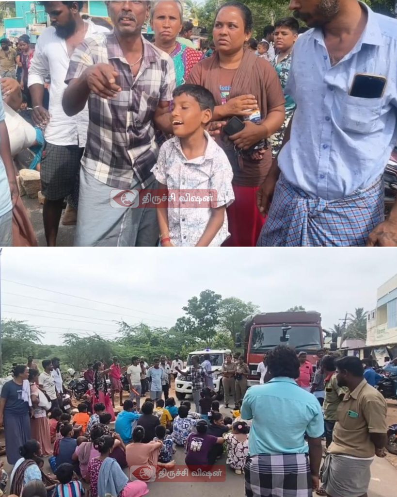திருவெறும்பூரில் கடத்தப்பட்ட சிறுவன் மீட்பு – நரிக்குறவர்கள் சாலை மறியல்