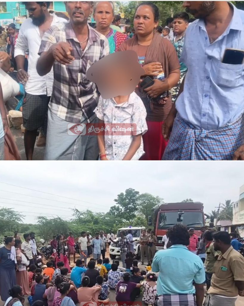 திருவெறும்பூரில் சிறுவன் கடத்தல் – மீட்பு, பொது மக்கள் போராட்டம்