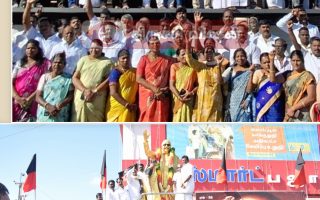 கலைஞர் 103-வது பிறந்தநாள் திருச்சியில் மாலை அணிவித்து மரியாதை