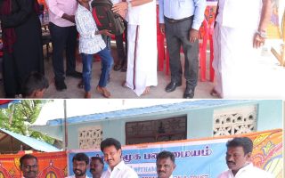 திருச்சி மாணவர்களுக்குக் கல்வி உபகரணங்கள் வழங்கிய அன்பில் மகேஷ்