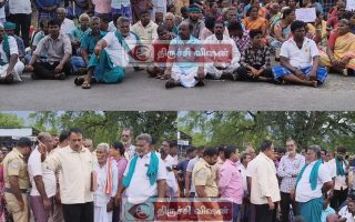 திருச்சி அருகே கோழிப்பண்ணைக்கு எதிர்ப்பு: கிராம மக்கள் சாலை மறியல்!