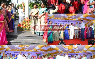 திருச்சி மாநகராட்சியில் சுதந்திர தின விழா: மேயர் தேசியக் கொடியேற்றினார்!